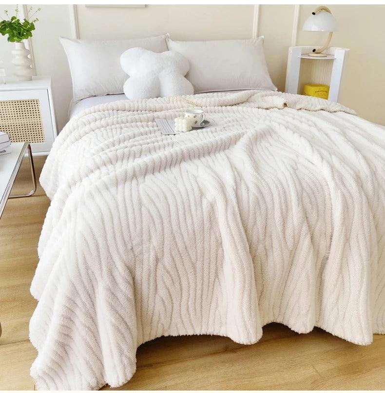 NordicComfort Couple’s Flannel Soft Blanket for Winter