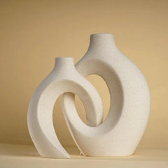 MajesticBloom Modern Ceramic Vase for Home Decor - Universal Fave