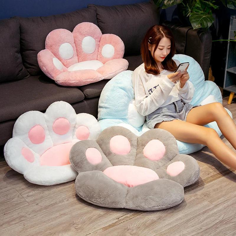 BearHug Plush Stuffed Bear Paw Seat Pillow - Universal Fave