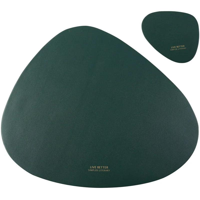 TableLux Heat-Resistant PU Leather Placemat for Dining