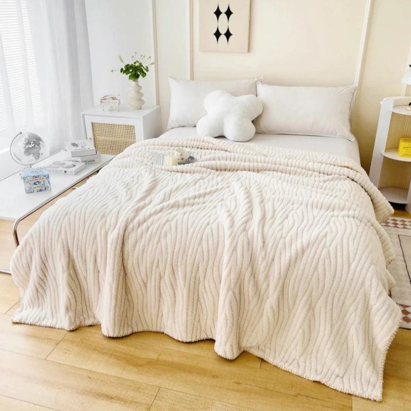 NordicComfort Couple’s Flannel Soft Blanket for Winter