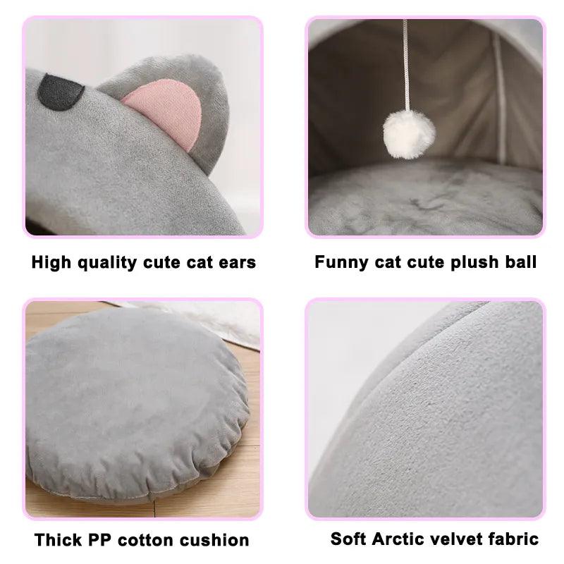 SuperCat Warm Kitten Cave Bed - Universal Fave Store