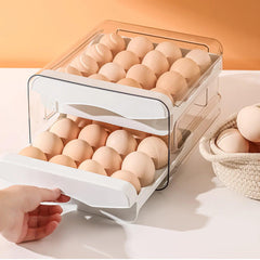 StackEgg Dual Layer Drawer Egg Organizer