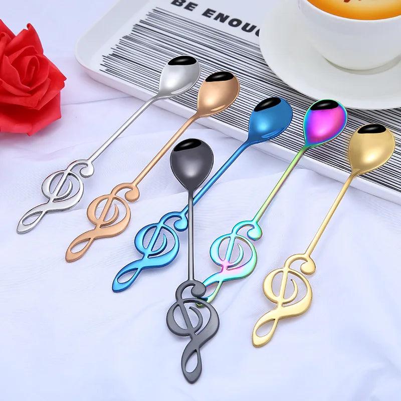 HarmonyStir Musical Note Stainless Steel Spoon - Universal Fave