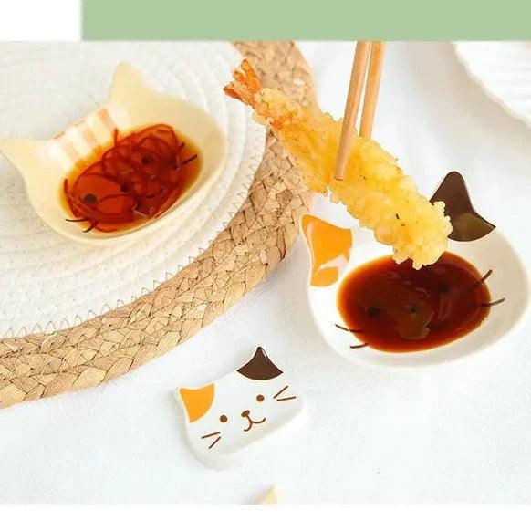 SnackPaw Ceramic Cat Snack Plate