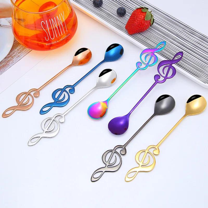 HarmonyStir Musical Note Stainless Steel Spoon - Universal Fave