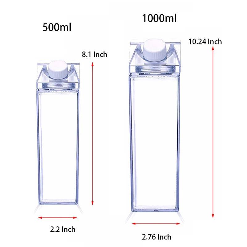 EcoSip Portable Clear Box for Milk, Tea, Juice - Universal Fave