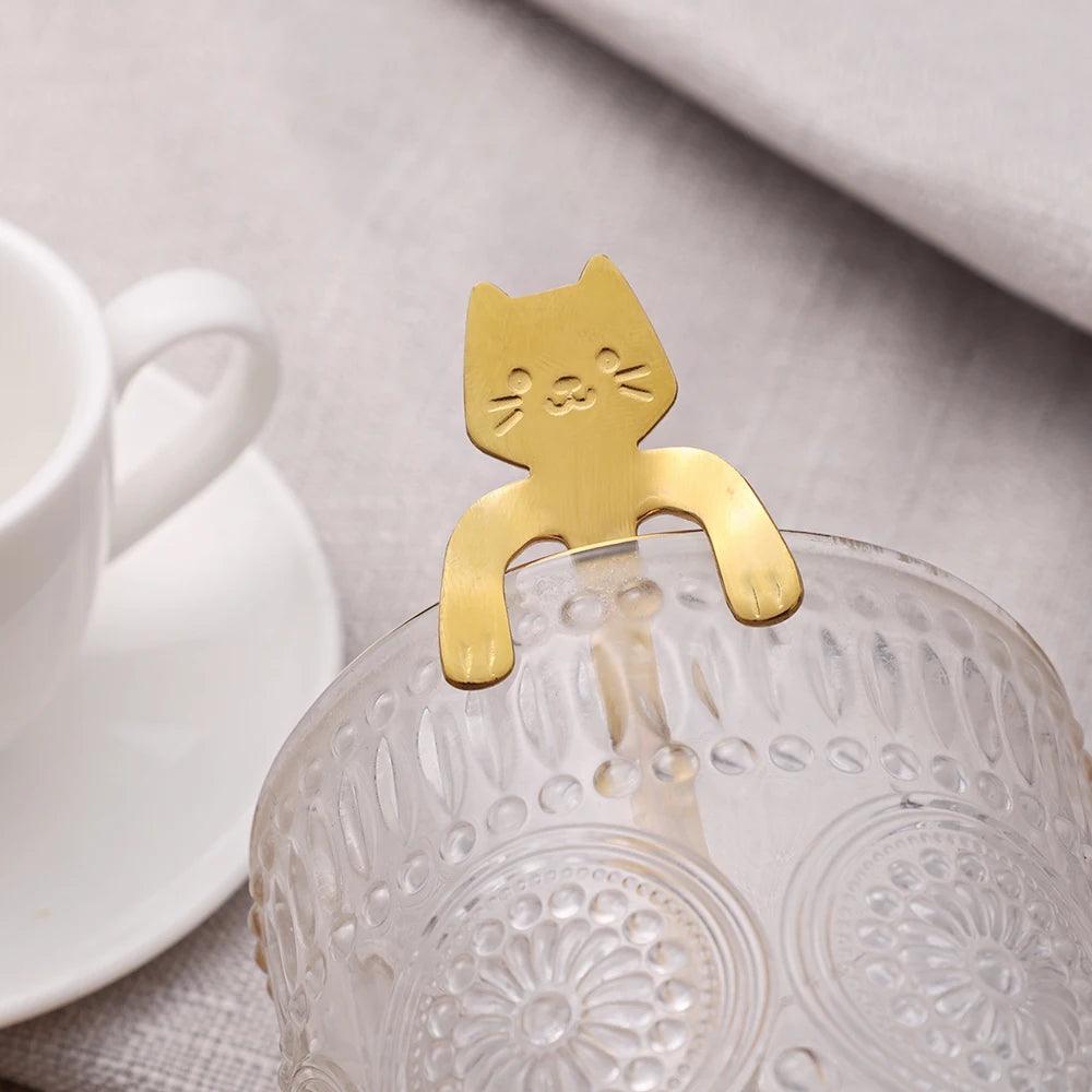 MeowMix Stainless Steel Spoon in Cat Design - Universal Fave