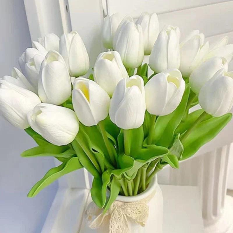 Tulip Elegance Artificial Flower Arrangement