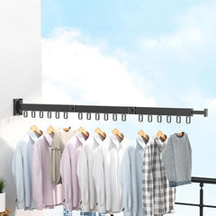 AlumiDry Wall-Mounted Foldable Clothes Drying Rack - Universal Fave