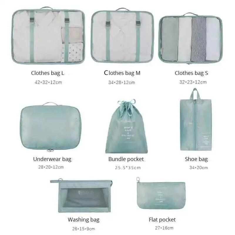 TravelPro 8-teiliges Organizer-Set