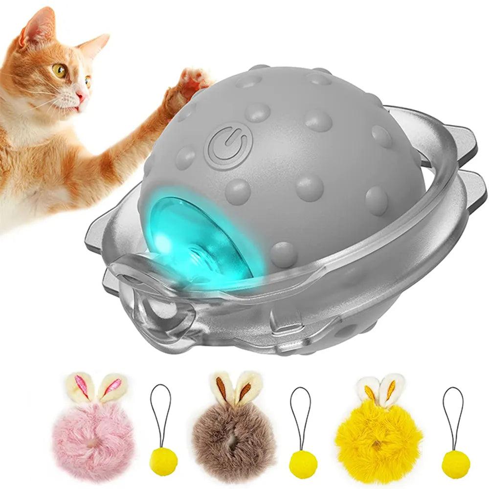 FelineFun LED Light & Bird Sound Rolling Ball - Universal Fave