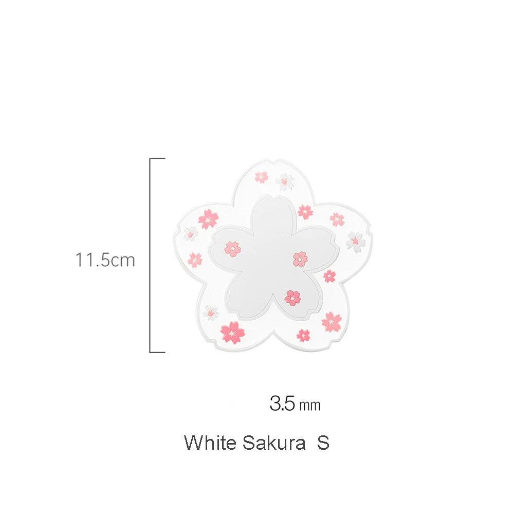 CherryBlossom Bliss Coaster - Tea Cup Mat - Universal Fave