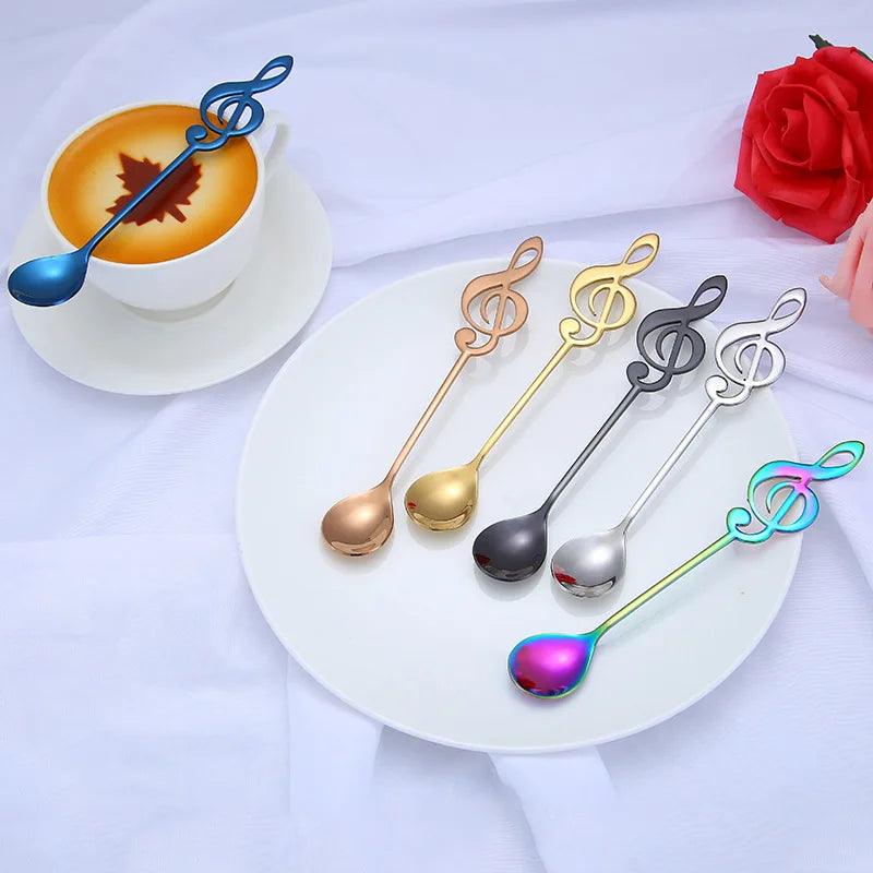 HarmonyStir Musical Note Stainless Steel Spoon - Universal Fave