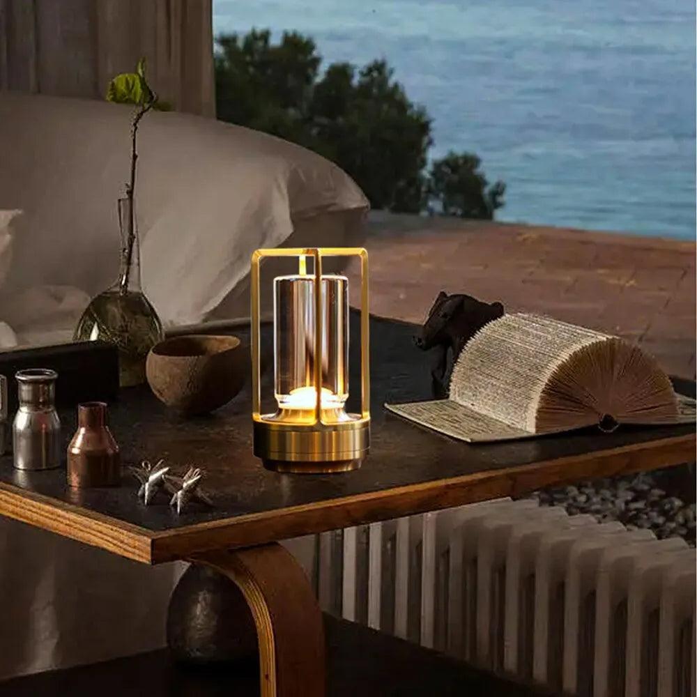 LuminaCraft LED Cordless Metal Table Lamp - Universal Fave