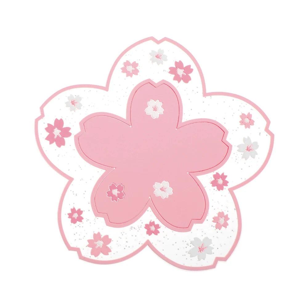 CherryBlossom Bliss Coaster - Tea Cup Mat - Universal Fave