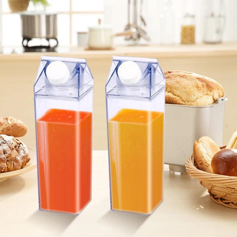 EcoSip Portable Clear Box for Milk, Tea, Juice - Universal Fave