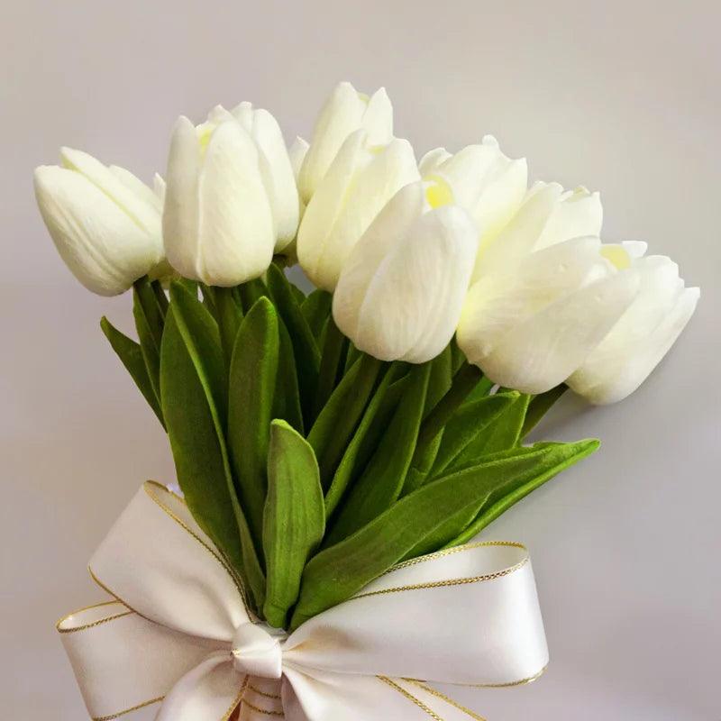 Tulip Elegance Artificial Flower Arrangement