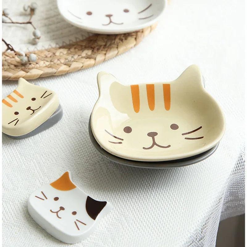 SnackPaw Ceramic Cat Snack Plate