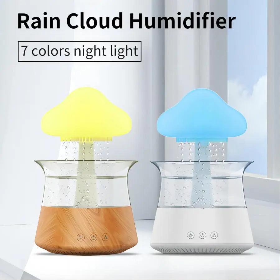 RelaxCloud Ultrasonic Raindrop Humidifier with Aromatherapy - Universal Fave