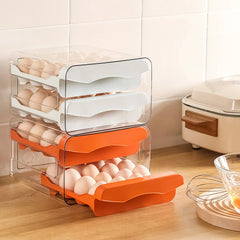 StackEgg Dual Layer Drawer Egg Organizer