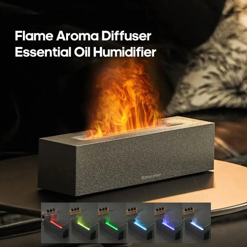 FlameMist Ultrasonic Aroma Diffuser with Cool Mist - Universal Fave