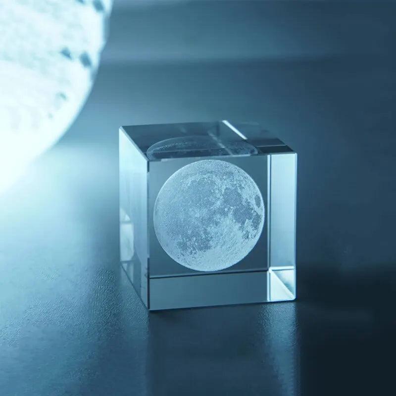 CelestialSphere: Enchanting Moon & Galaxy Crystal Decor - Universal Fave