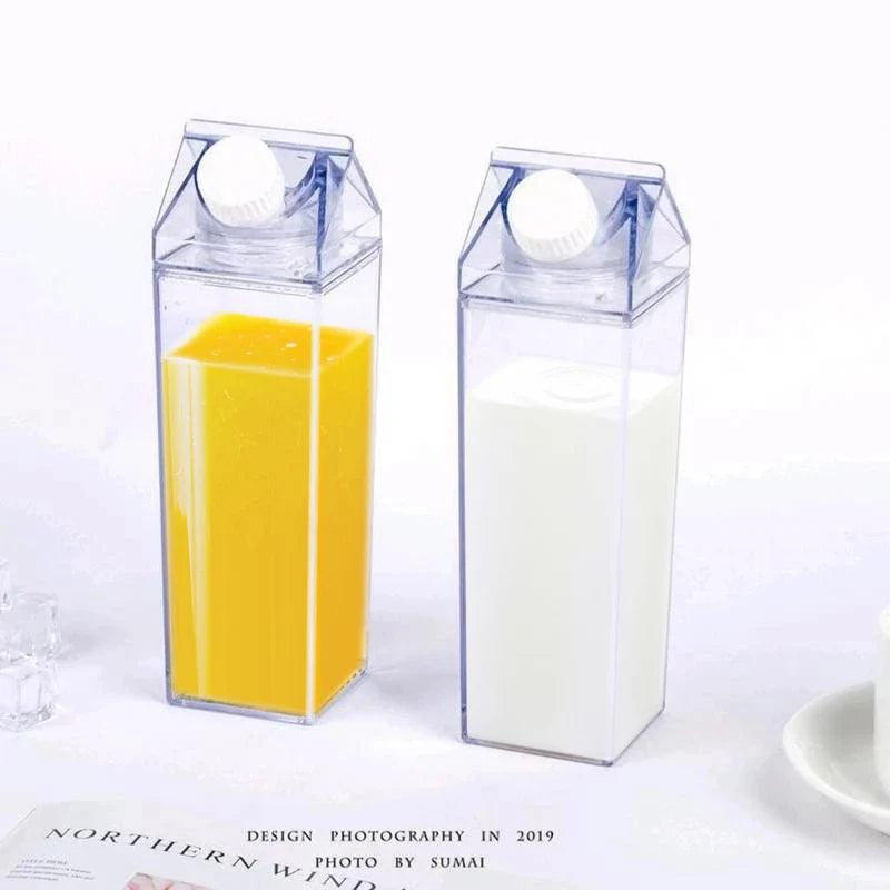 EcoSip Portable Clear Box for Milk, Tea, Juice - Universal Fave