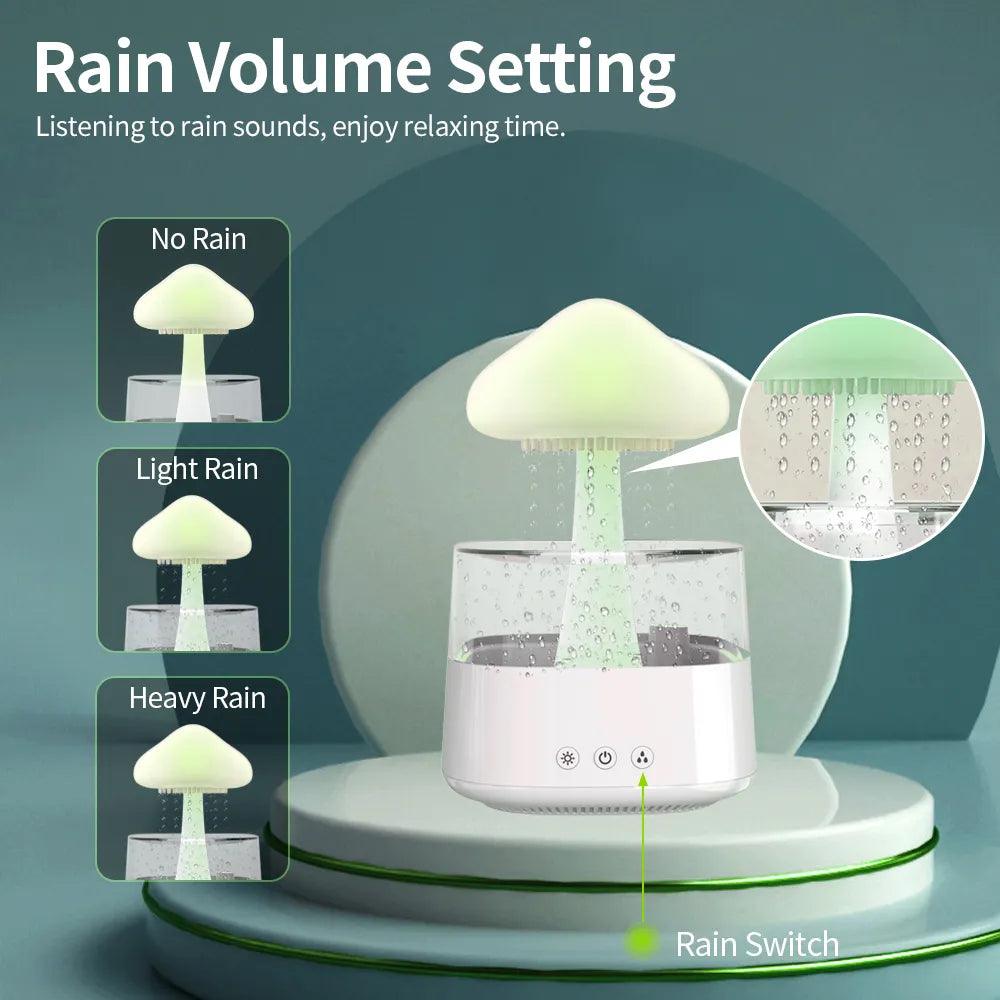 RelaxCloud Ultrasonic Raindrop Humidifier with Aromatherapy - Universal Fave