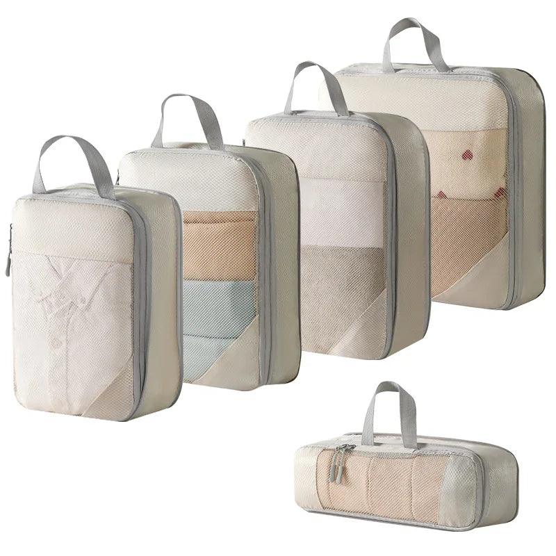 SpaceSaver Expandable Packing Cubes for Organized Travel