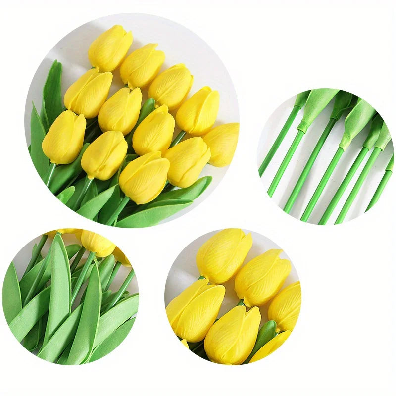 Tulip Elegance Artificial Flower Arrangement