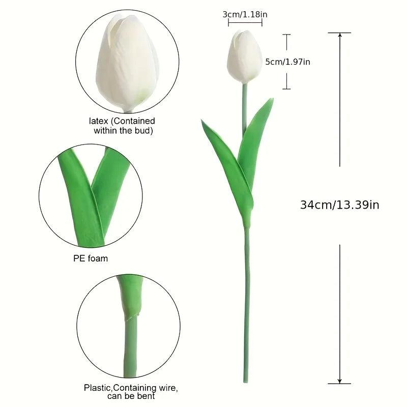 Tulip Elegance Artificial Flower Arrangement