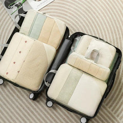 SpaceSaver Expandable Packing Cubes for Organized Travel