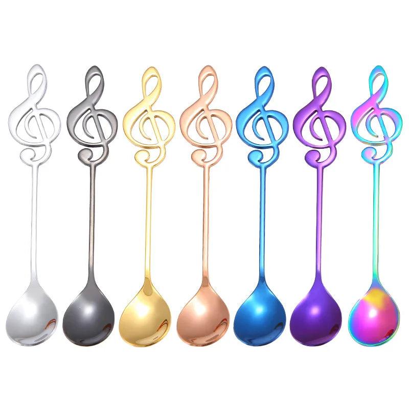 HarmonyStir Musical Note Stainless Steel Spoon - Universal Fave