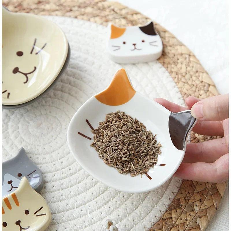 SnackPaw Ceramic Cat Snack Plate