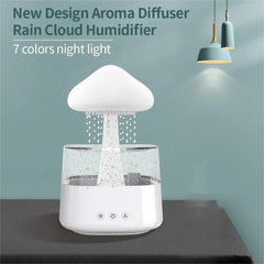 RelaxCloud Ultrasonic Raindrop Humidifier with Aromatherapy - Universal Fave