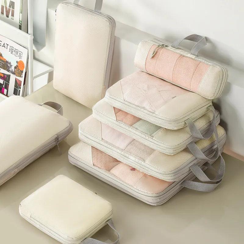 SpaceSaver Expandable Packing Cubes for Organized Travel