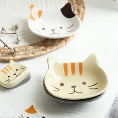 SnackPaw Ceramic Cat Snack Plate