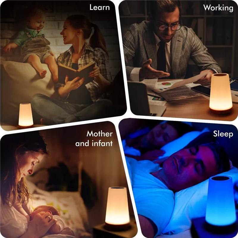 LumiTouch RGB Night Lamp with Remote Control - Universal Fave