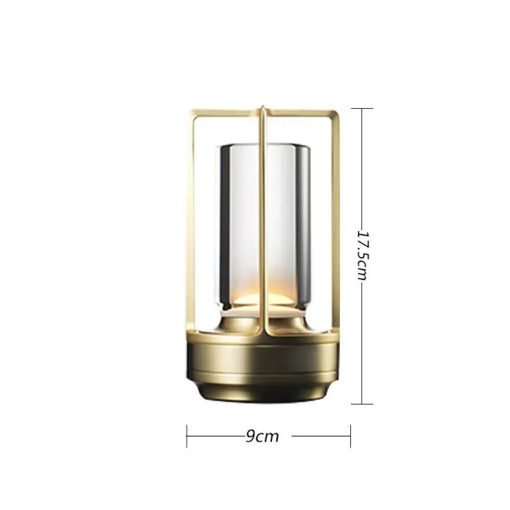 LuminaCraft LED Cordless Metal Table Lamp - Universal Fave