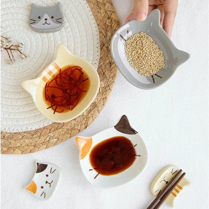 SnackPaw Ceramic Cat Snack Plate